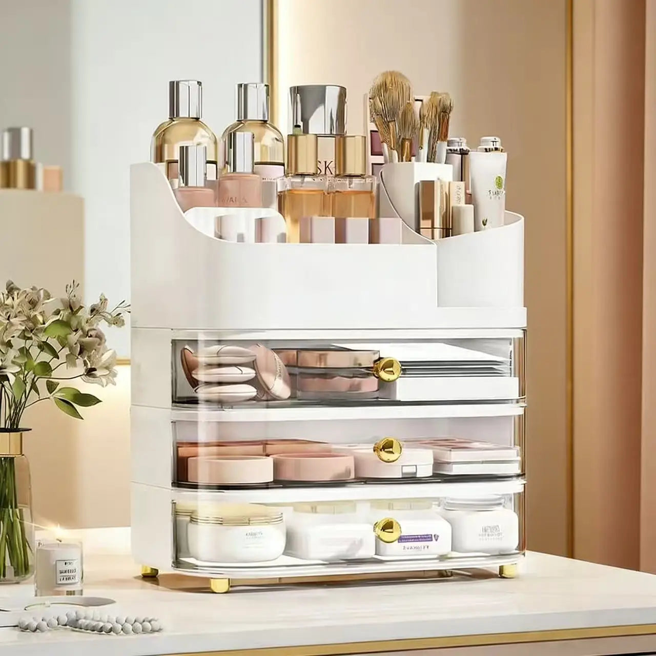 Compact Cosmetic Storage Box